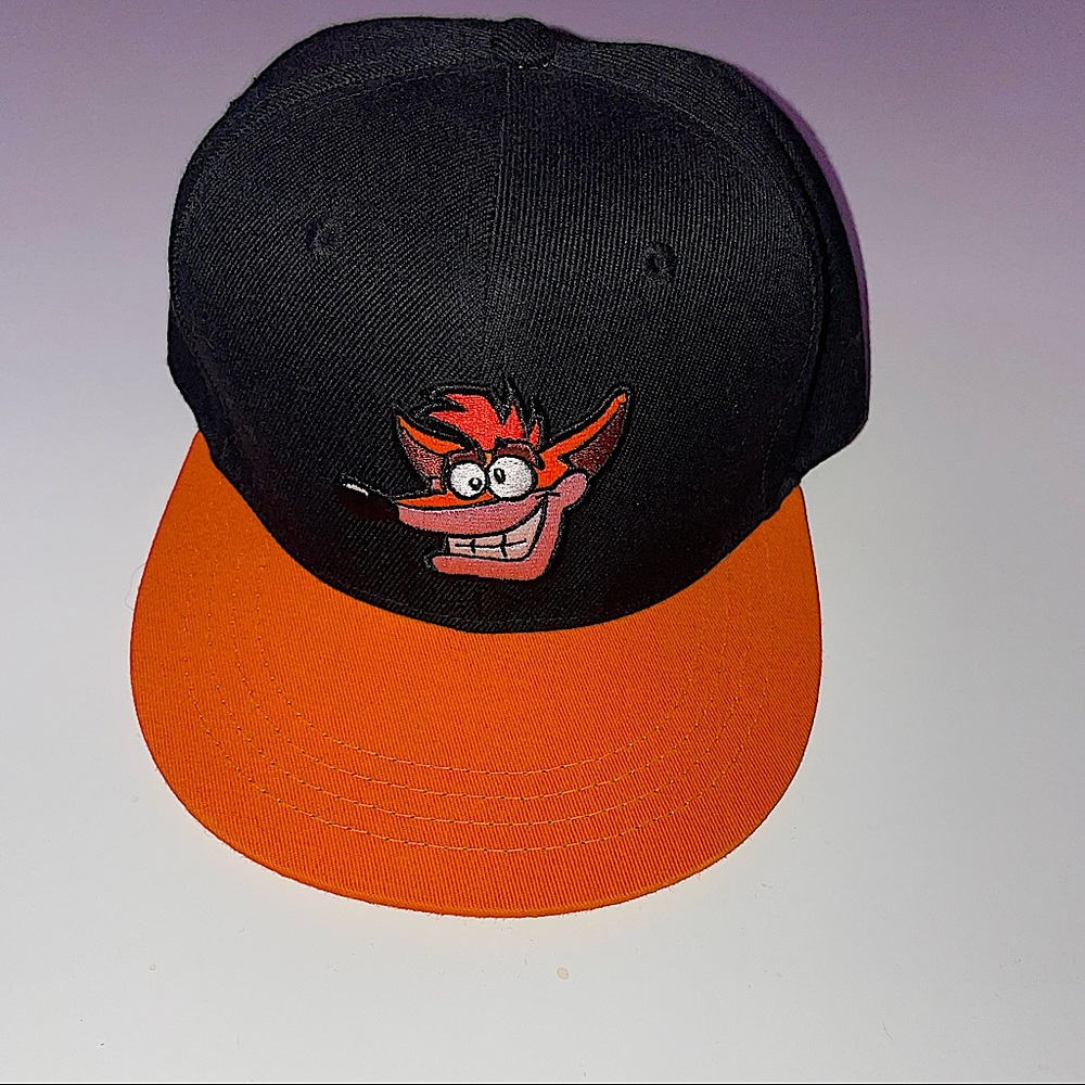 Numskull Crash Bandicoot PlayStation Snap Back Hat EUC